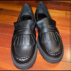 Asos loafers, faux leather, size 9